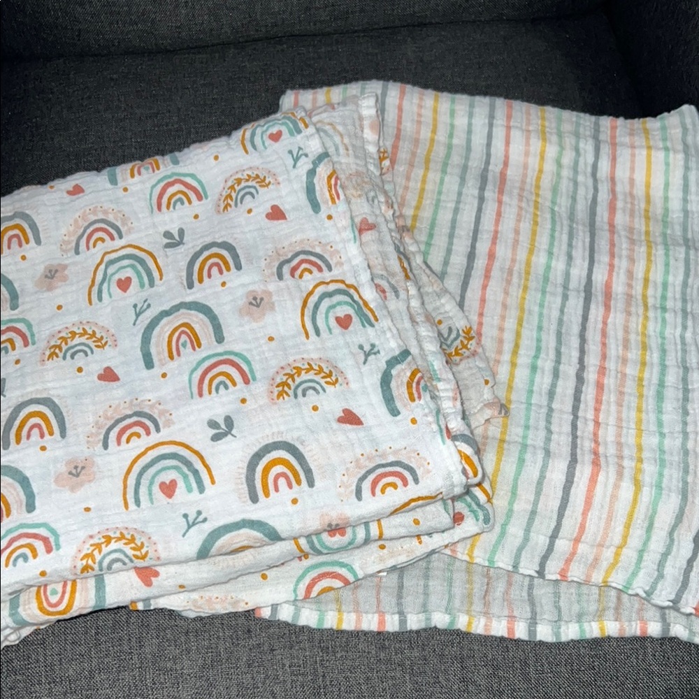 Stephen Joseph Cotton Baby Swaddle Blankets